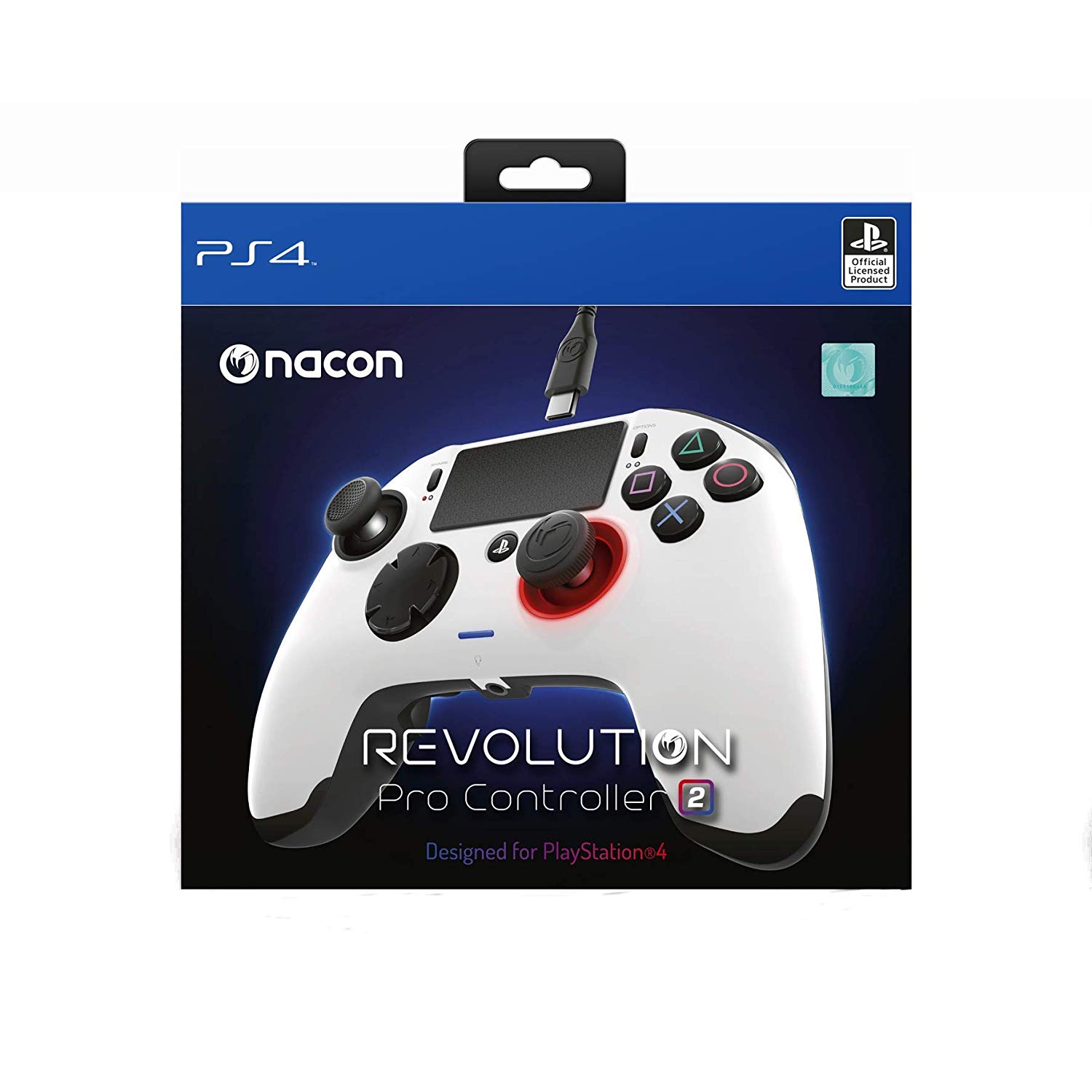 Nacon Revolution Pro Controller 2 for PlayStation 4 (White) for