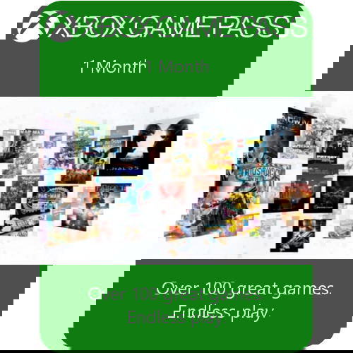 Xbox Game Pass 1 Month for new Microsoft account digital