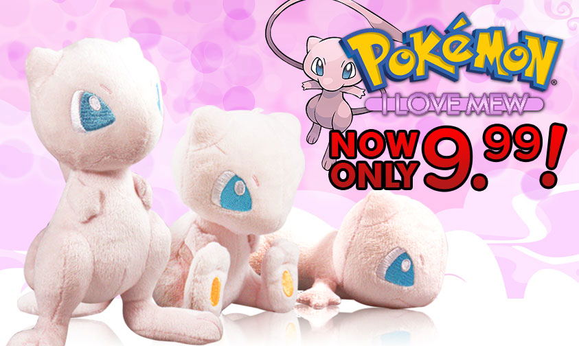 sleeping mew plush