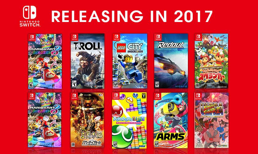 Nintendo Switch - all launch games & accessories available here!