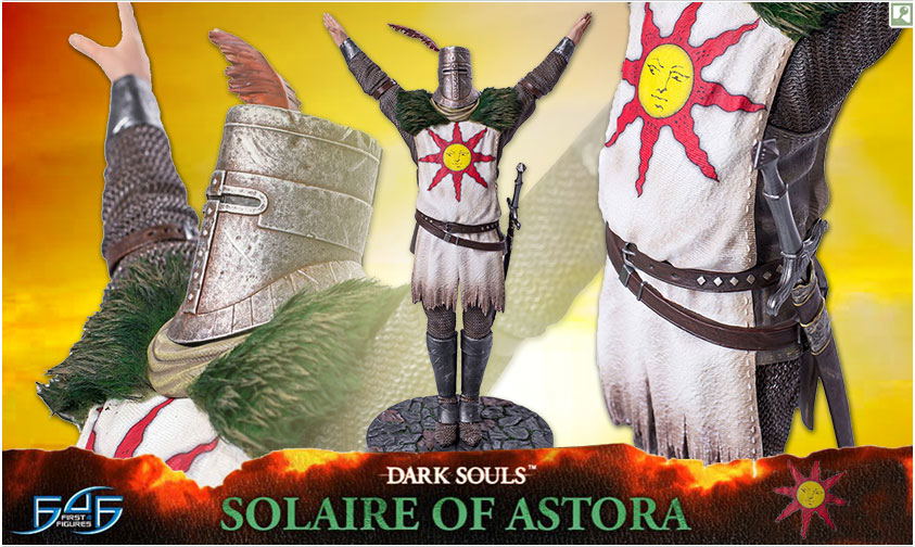 dark souls solaire of astora statue