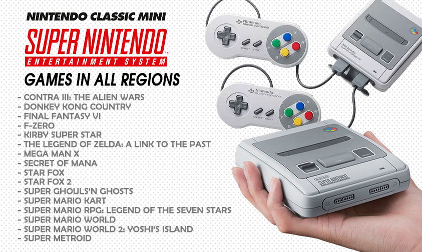 snes nintendo classic mini