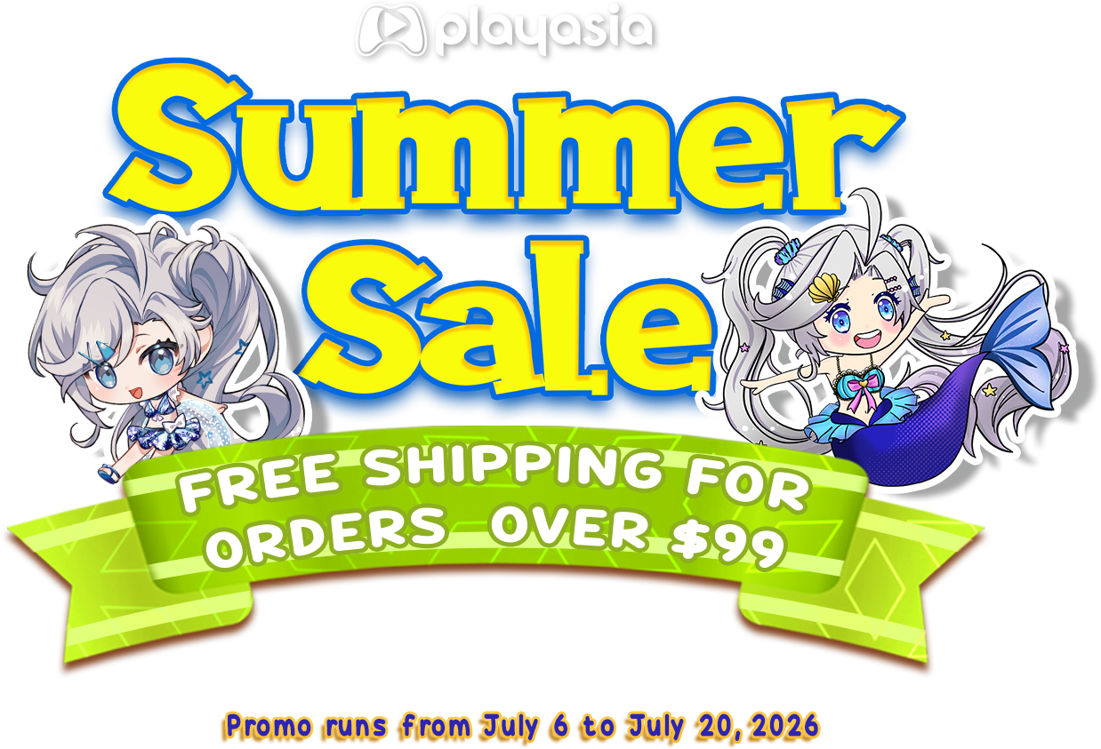 Play-Asia Summer Sale 2026 - Free shipping for orders over $99 - Promo runs from July 6 to July 20, 2026