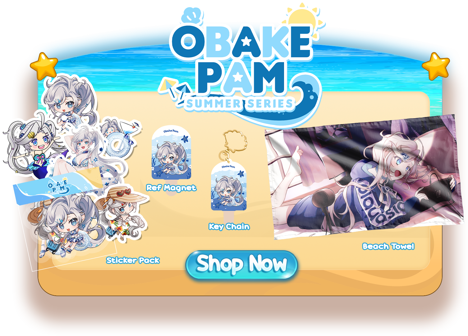 Obake Pam Summer Series merch - Shop Now