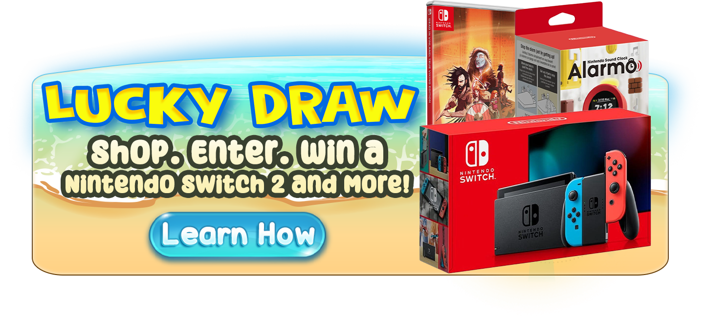 Lucky Draw - Shop, Enter, Win a Nintendo Switch 2 and more - Learn How