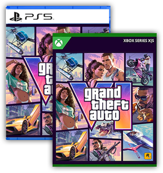 Grand Theft Auto VI PS5 and Xbox boxes