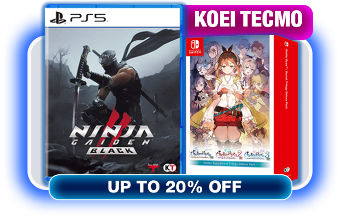 Koei Tecmo — up to 20% off