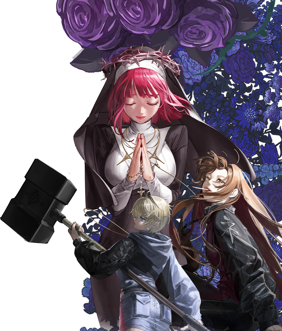 Shikhondo: Blue Pieta characters